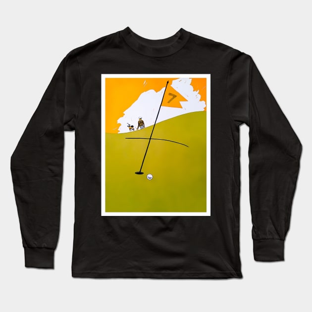 1927 Golf Illustration Long Sleeve T-Shirt by ArtShare